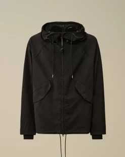 Jacket & Coats<C.P. Company GD Shell Mixed Goggle Hooded Jacket Black