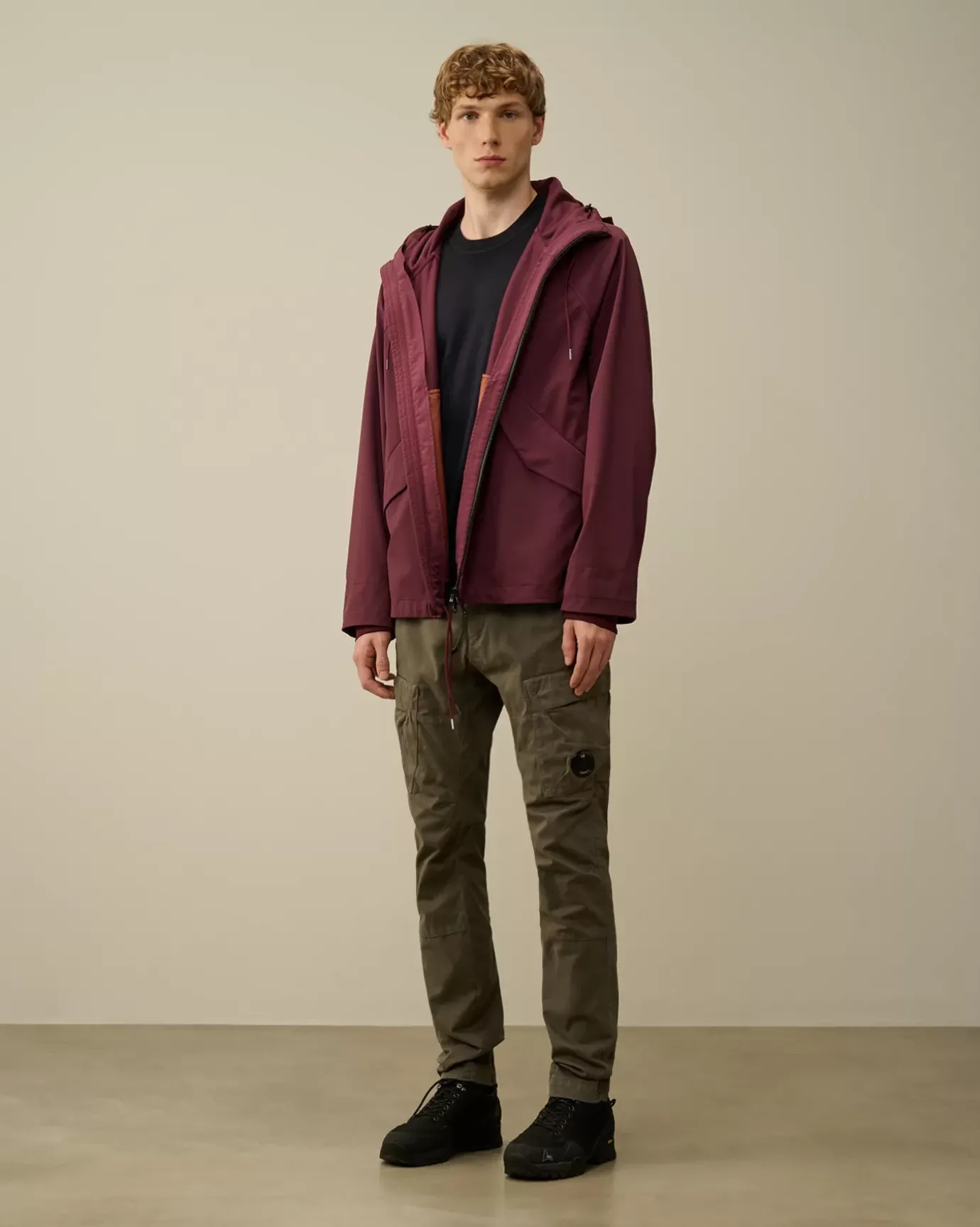 Jacket & Coats<C.P. Company GD Shell Mixed Goggle Hooded Jacket Potent Purple