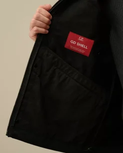 Jacket & Coats<C.P. Company GD Shell Mixed Lens Vest Black