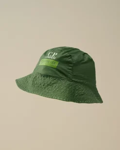 Hats<C.P. Company Gore-G Type Logo Bucket Hat Piquant Green