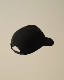 Clothing 10-14|Clothing 4-8<C.P. Company Kids C.P. Shell-R Logo Cap Black