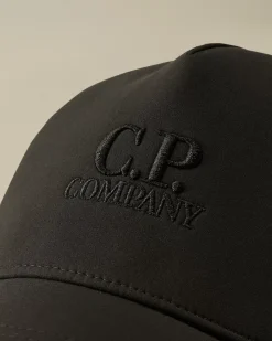 Clothing 10-14|Clothing 4-8<C.P. Company Kids C.P. Shell-R Logo Cap Black
