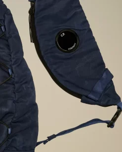 Clothing 10-14|Clothing 4-8<C.P. Company Kids Nylon B Crossbody Rucksack Estate Blue