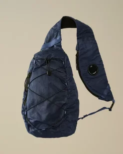 Clothing 10-14|Clothing 4-8<C.P. Company Kids Nylon B Crossbody Rucksack Estate Blue