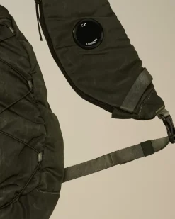 Clothing 10-14|Clothing 4-8<C.P. Company Kids Nylon B Crossbody Rucksack Grape Leaf – Green