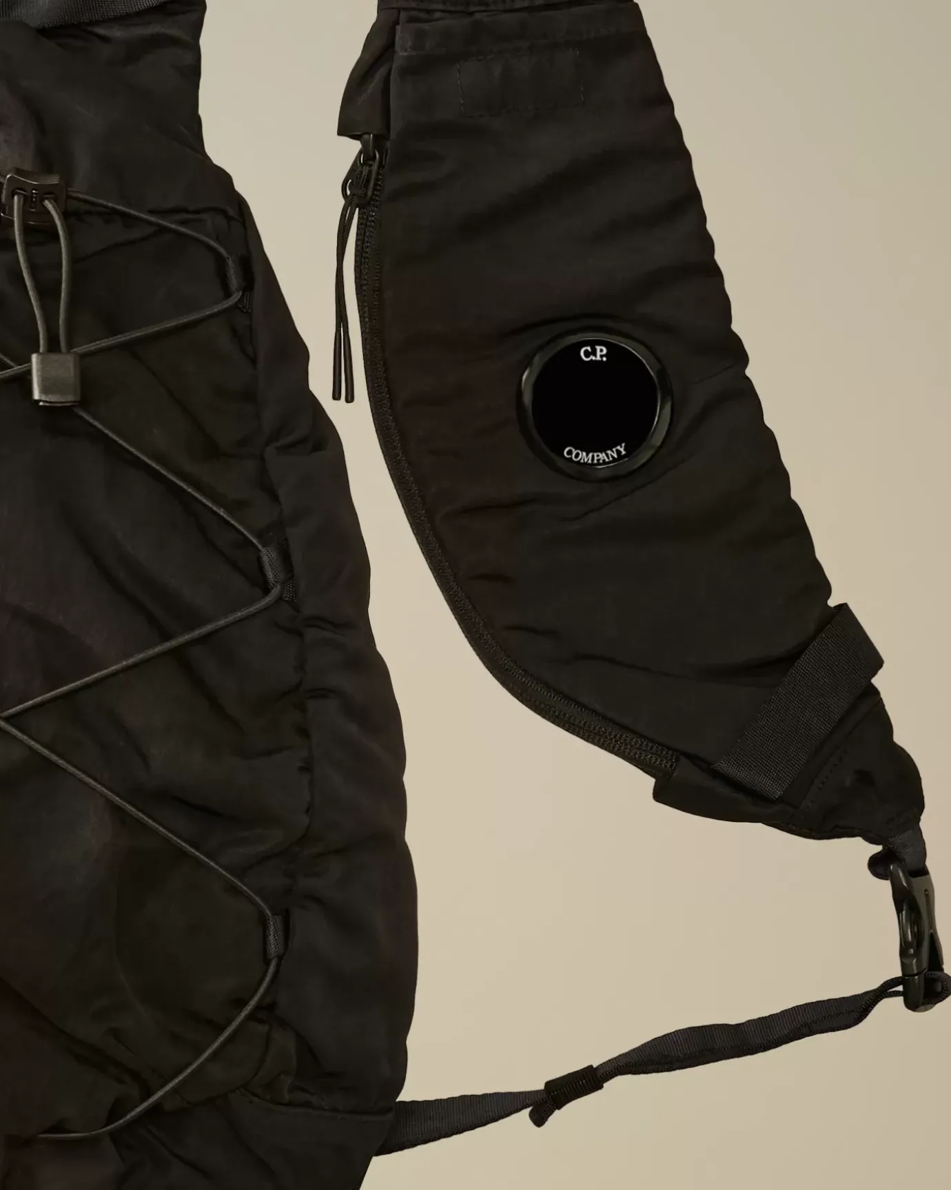 Clothing 10-14|Clothing 4-8<C.P. Company Kids Nylon B Crossbody Rucksack Black