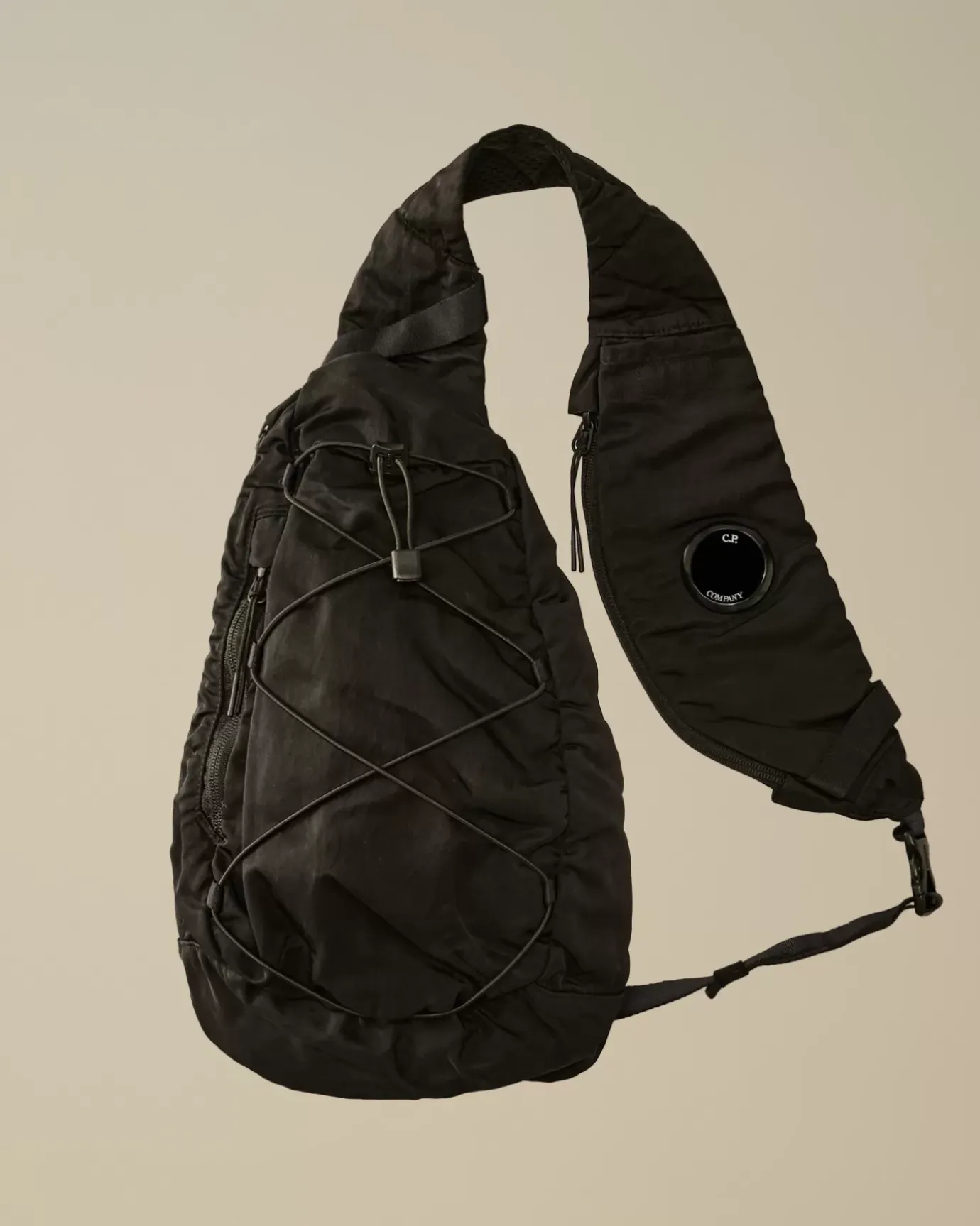 Clothing 10-14|Clothing 4-8<C.P. Company Kids Nylon B Crossbody Rucksack Black
