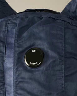Clothing 4-8|Clothing 10-14<C.P. Company Kids Nylon B Lens Backpack Estate Blue