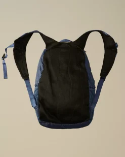 Clothing 4-8|Clothing 10-14<C.P. Company Kids Nylon B Lens Backpack Estate Blue
