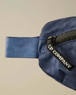 Clothing 10-14|Clothing 4-8<C.P. Company Kids Nylon B Logo Zipped Waistbag Estate Blue