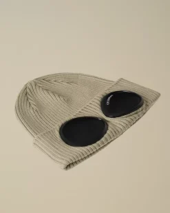 Clothing 10-14|Clothing 4-8<C.P. Company Kids Wool Knit Goggle Beanie Vintage Khaki – Beige