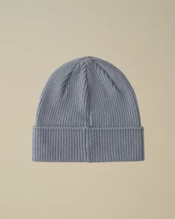 Clothing 10-14|Clothing 4-8<C.P. Company Kids Wool Knit Logo Beanie Flint Stone – Blue