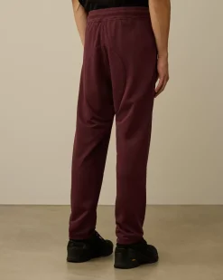 Tracksuits & Shorts<C.P. Company Light Fleece Embroidery Sweatpants Potent Purple