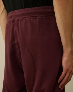 Tracksuits & Shorts<C.P. Company Light Fleece Embroidery Sweatpants Potent Purple