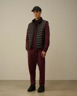 Tracksuits & Shorts<C.P. Company Light Fleece Embroidery Sweatpants Potent Purple