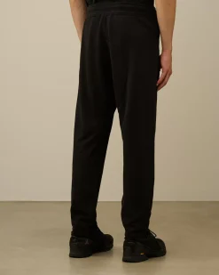 Tracksuits & Shorts<C.P. Company Light Fleece Embroidery Sweatpants Black