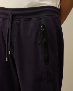Tracksuits & Shorts<C.P. Company Light Fleece Embroidery Sweatpants Nightshade – Purple