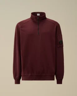 Sweatshirts<C.P. Company Light Fleece Half Zipped Sweatshirt Potent Purple