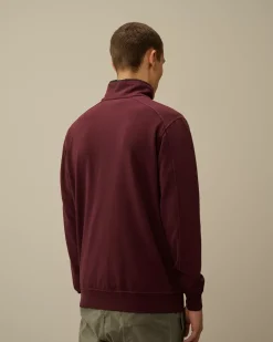 Sweatshirts<C.P. Company Light Fleece Half Zipped Sweatshirt Potent Purple