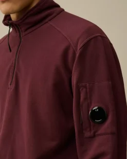 Sweatshirts<C.P. Company Light Fleece Half Zipped Sweatshirt Potent Purple