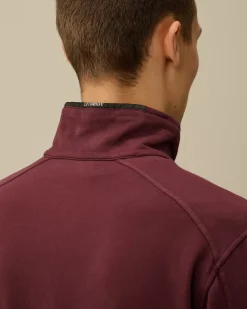 Sweatshirts<C.P. Company Light Fleece Half Zipped Sweatshirt Potent Purple