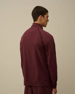 Sweatshirts<C.P. Company Light Fleece Half Zipped Sweatshirt Potent Purple