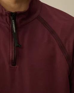 Sweatshirts<C.P. Company Light Fleece Half Zipped Sweatshirt Potent Purple