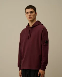Sweatshirts<C.P. Company Light Fleece Hooded Sweatshirt Potent Purple