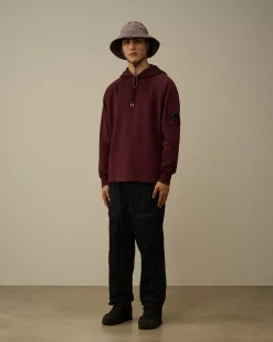 Sweatshirts<C.P. Company Light Fleece Hooded Sweatshirt Potent Purple