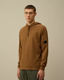 Sweatshirts<C.P. Company Light Fleece Hooded Sweatshirt Toffee – Beige
