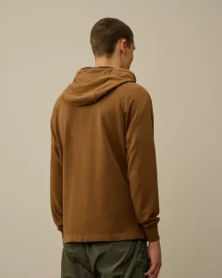 Sweatshirts<C.P. Company Light Fleece Hooded Sweatshirt Toffee – Beige