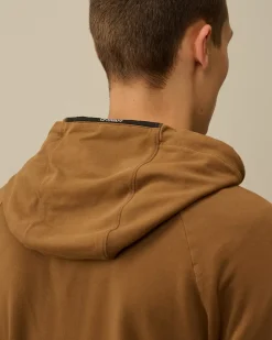 Sweatshirts<C.P. Company Light Fleece Hooded Sweatshirt Toffee – Beige