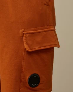 Tracksuits & Shorts<C.P. Company Light Fleece Lens Shorts Bombay Brown