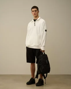 Tracksuits & Shorts<C.P. Company Light Fleece Lens Shorts Black