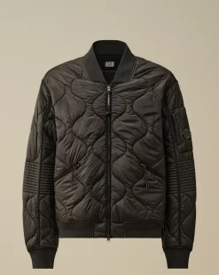 Jacket & Coats<C.P. Company Liner Padded Bomber Jacket Black