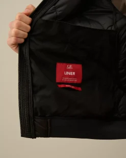 Jacket & Coats<C.P. Company Liner Padded Bomber Jacket Black