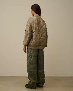 Jacket & Coats<C.P. Company Liner Padded Bomber Jacket Vintage Khaki – Beige