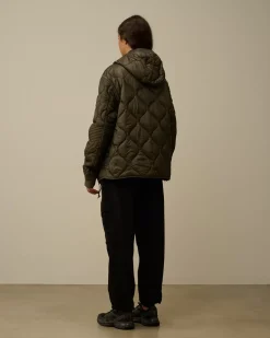 Jacket & Coats<C.P. Company Liner Padded Hooded Jacket Grape Leaf – Green