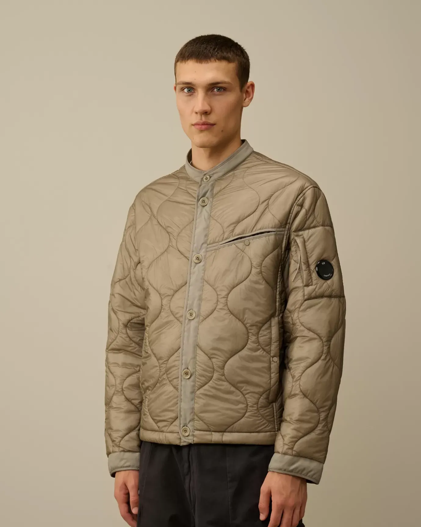 Jacket & Coats<C.P. Company Liner Padded Jacket Vintage Khaki – Beige