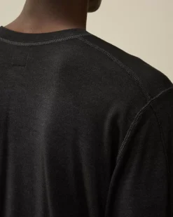 Jumpers<C.P. Company Merino Wool Fast Dyed Crew Neck Knit Black