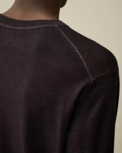 Jumpers<C.P. Company Merino Wool Fast Dyed Crew Neck Logo Knit Nightshade – Purple