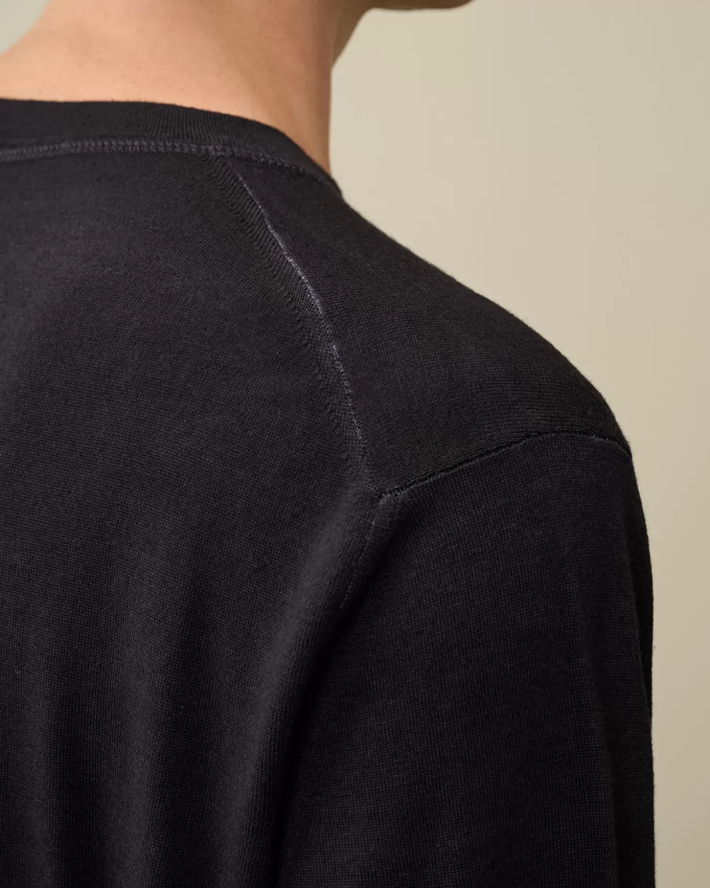 Jumpers<C.P. Company Merino Wool Fast Dyed Crew Neck Logo Knit Total Eclipse – Blue