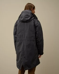 Jacket & Coats<C.P. Company Micro Kei Explorer Parka Black Sand