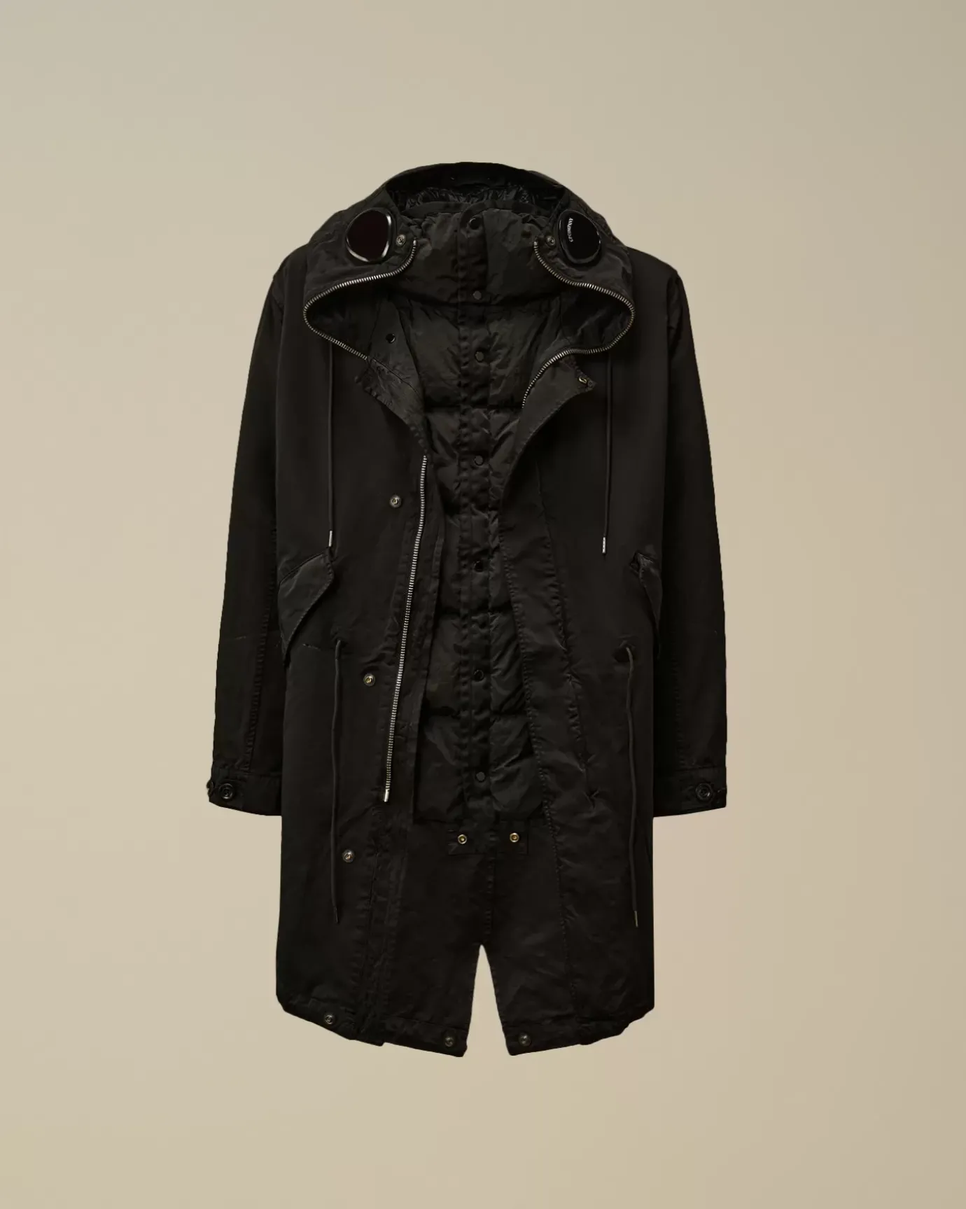 Jacket & Coats<C.P. Company Micro Kei Explorer Parka Black