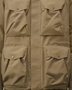 Jacket & Coats<C.P. Company Micro-M (R) Down Field Jacket Walnut – Beige