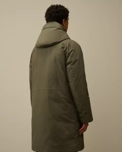 Jacket & Coats<C.P. Company Micro-M (R) Down Parka Grape Leaf – Green