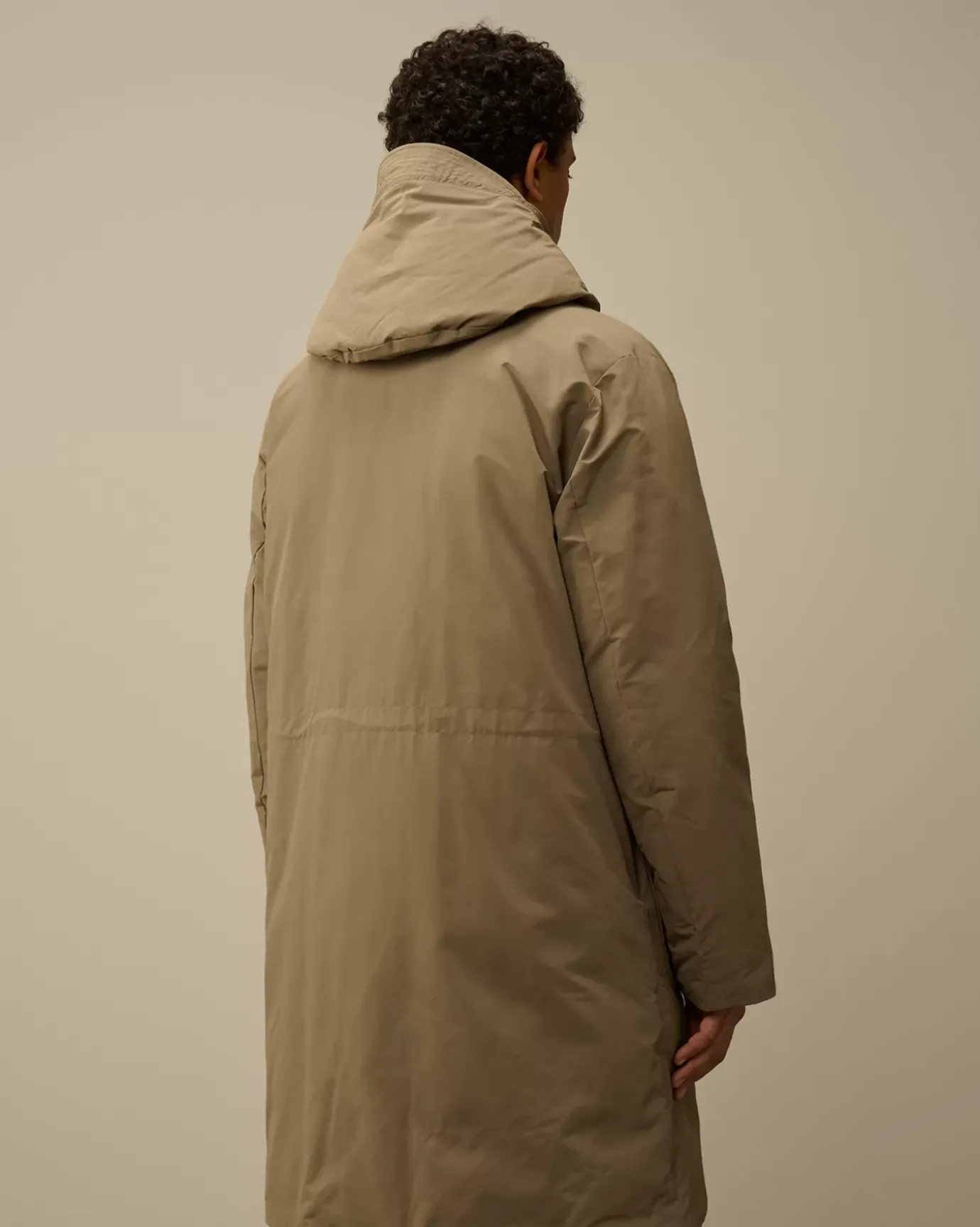 Jacket & Coats<C.P. Company Micro-M (R) Down Parka Walnut – Beige