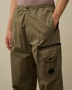 Trousers<C.P. Company Microreps Boxy Lens Cargo Pants Grape Leaf – Green