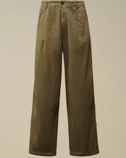 Trousers<C.P. Company Microreps Boxy Pants Grape Leaf – Green