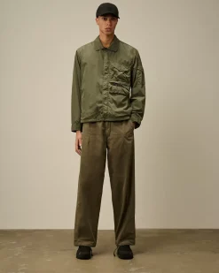 Trousers<C.P. Company Microreps Boxy Pants Grape Leaf – Green